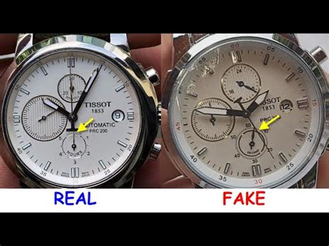 tissot watches fake|real vs false tissot.